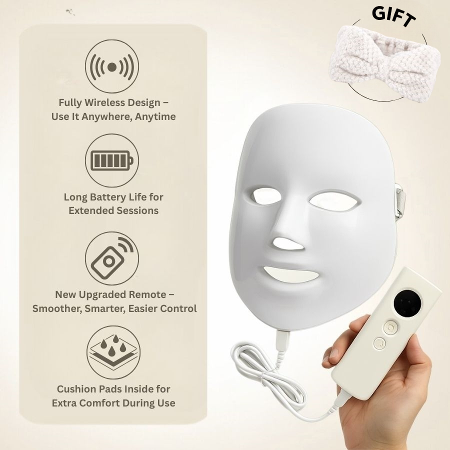 DERMALEA Wireless LED Therapy Mask