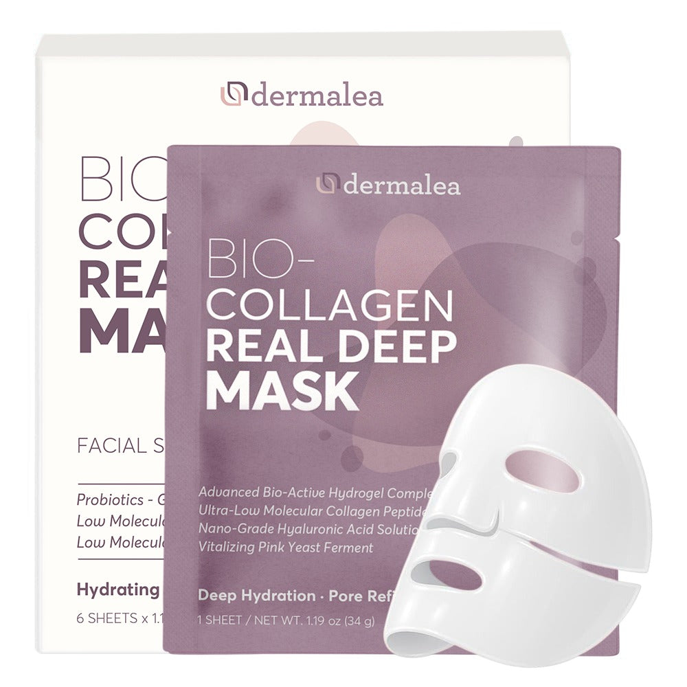 Rosa Tiefenkollagen-Gelmaske