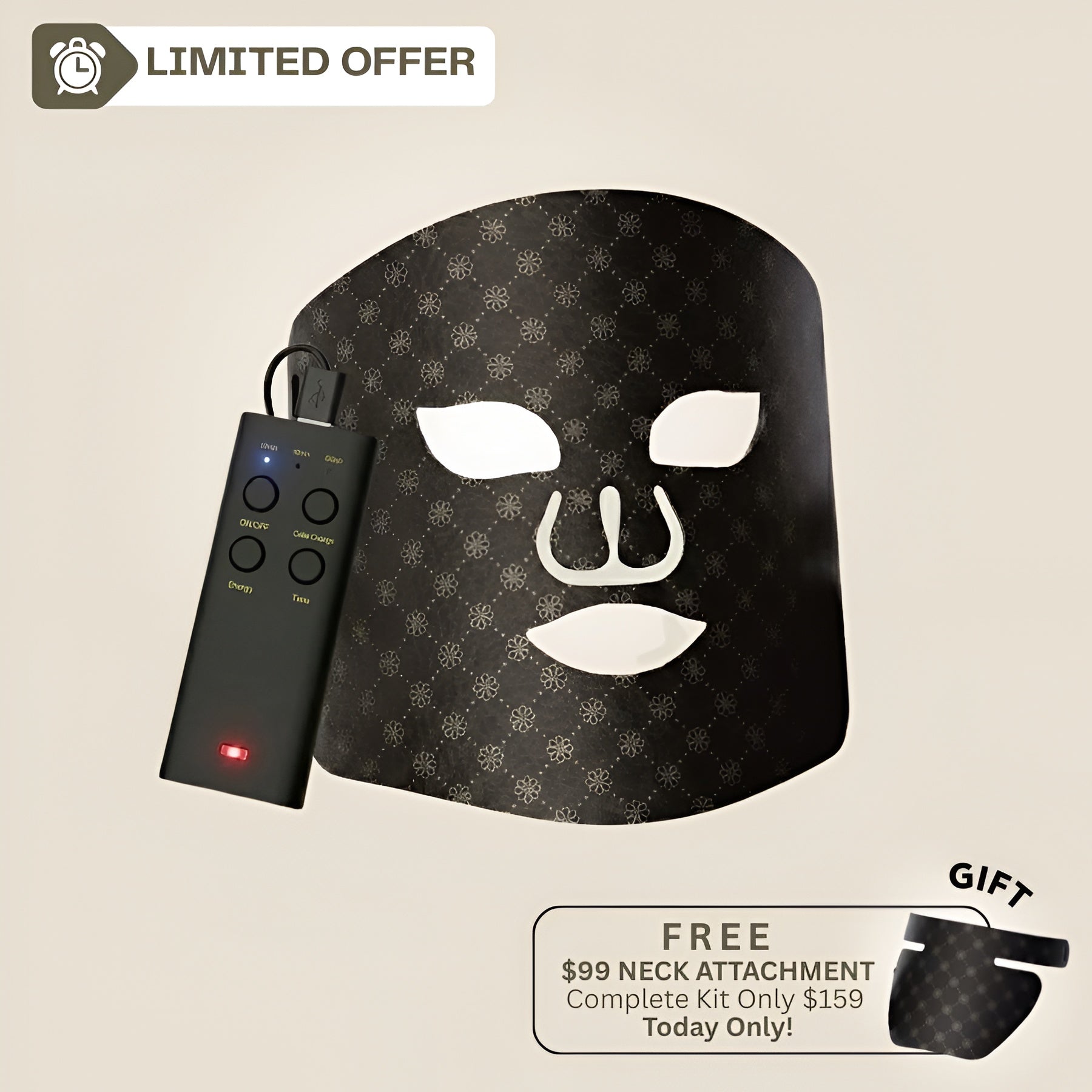 DERMALEA LUXE™ Pro Max LED Therapy Mask System Special Offer