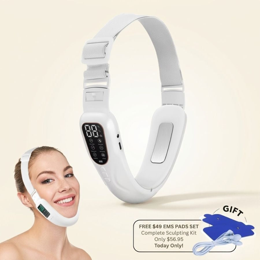 The Smart Face Sculpting Device - 8 Modes Double Chin Reducer & Jawline Definer