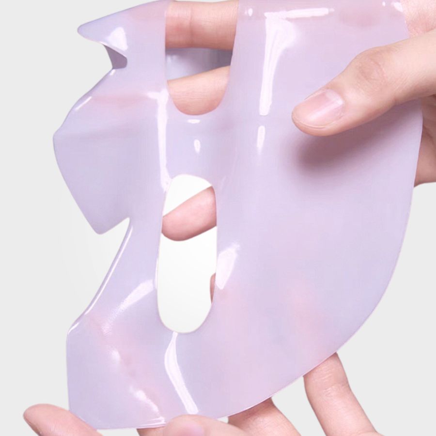 Rosa Tiefenkollagen-Gelmaske