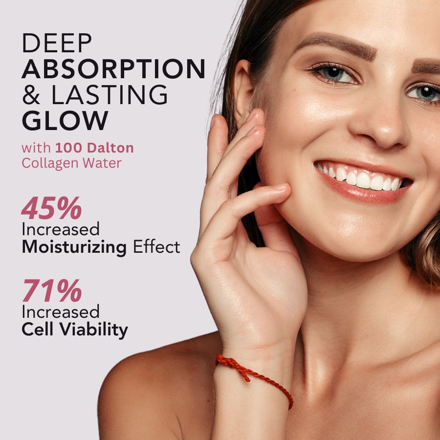 Rosa Tiefenkollagen-Gelmaske