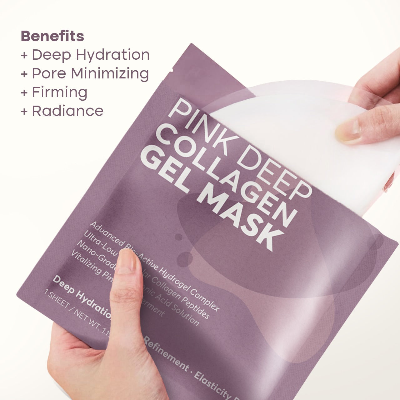 Pink Deep Collagen Gel Mask