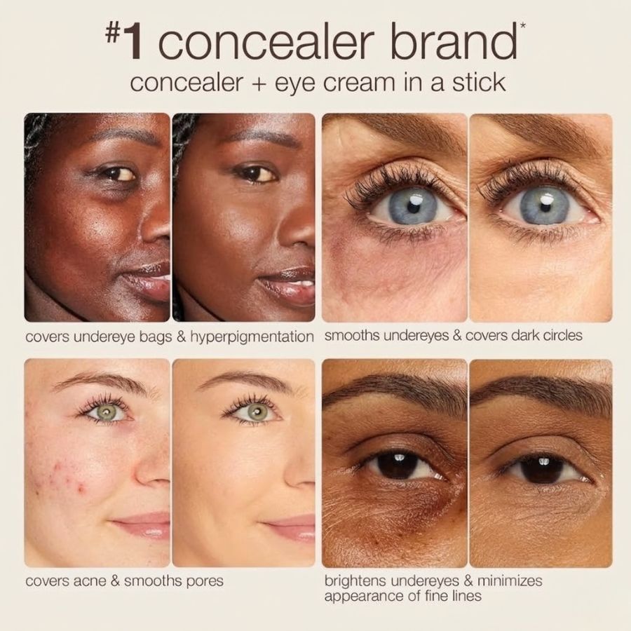 Dermalea Stick Energy Duo – Shape Tape Concealer Stick & Brush